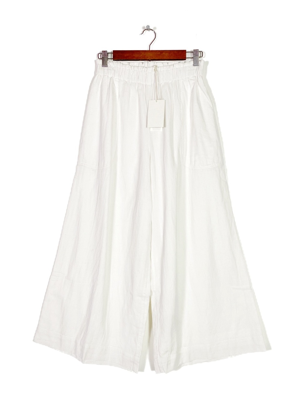 Mirth Wide Leg Pant White - Picture 3 of 7